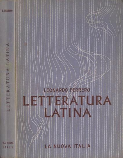 Letteratura latina - Leonardo Ferrero - copertina
