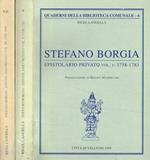 Stefano Borgia. Epistolario privato vol.I, III