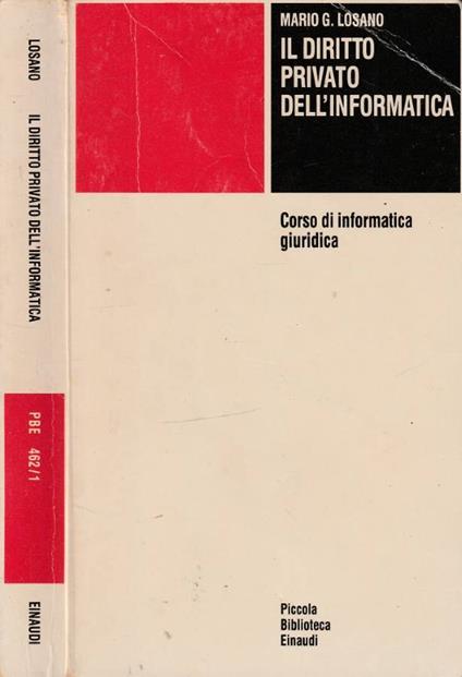 Il diritto privato dell'informatica - Mario G. Losano - copertina