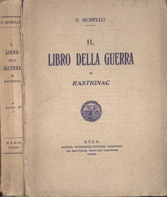 Il libro della guerra di Rastignac - Vincenzo Morello - copertina