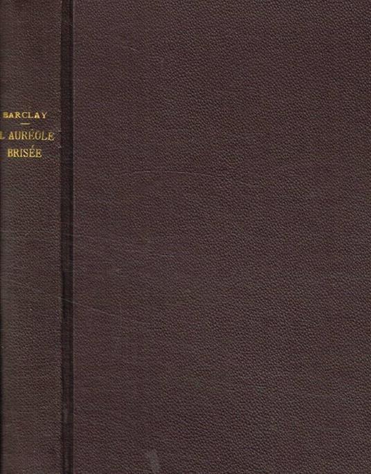 L' auréole brisée - copertina