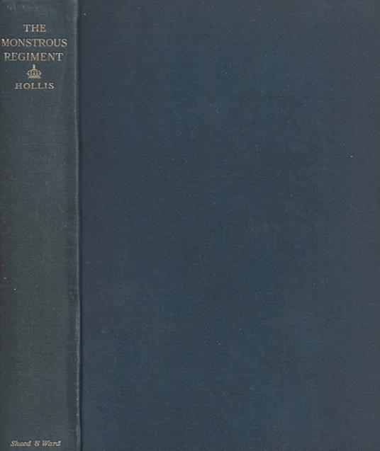 The Monstrous Regiment - Christopher Hollis - copertina