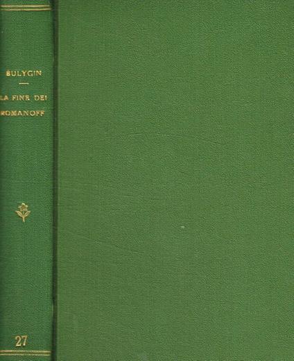 La fine dei Romanoff - copertina