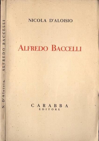 Alfredo Baccelli - copertina