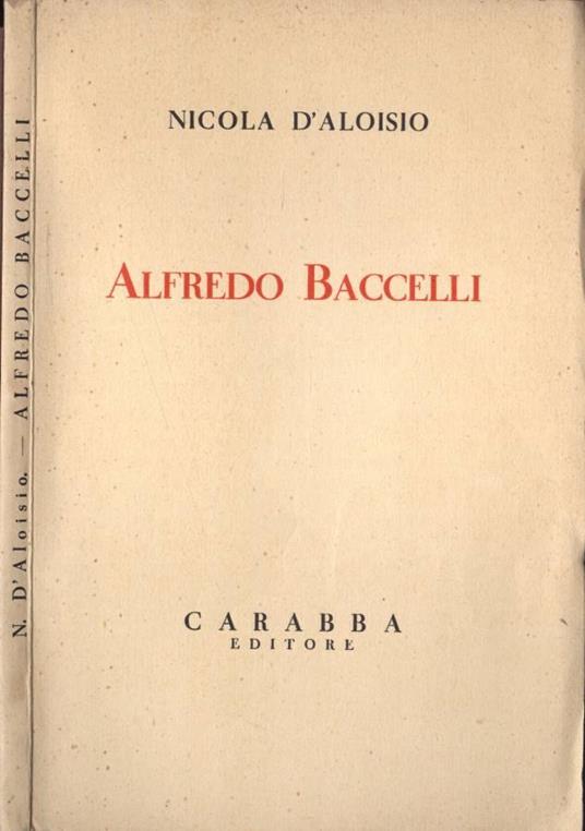 Alfredo Baccelli - copertina