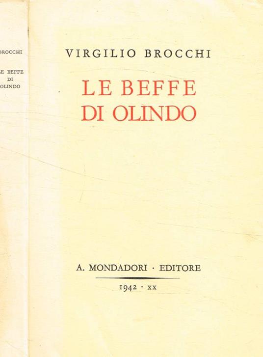Le beffe di Olindo - Virgilio Brocchi - copertina