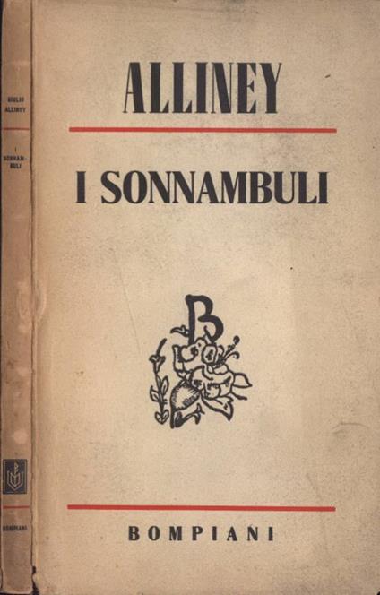 I sonnambuli - Giulio Alliney - copertina