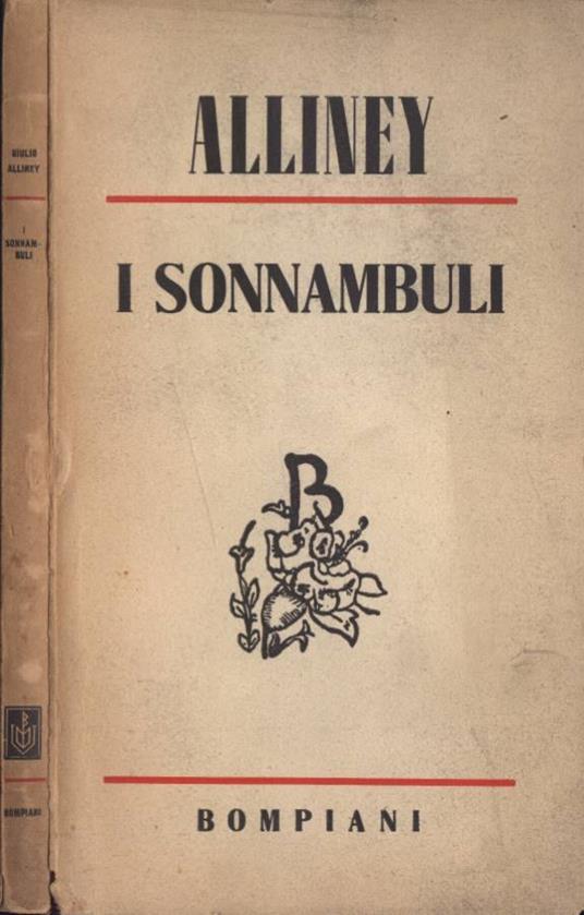 I sonnambuli - Giulio Alliney - copertina