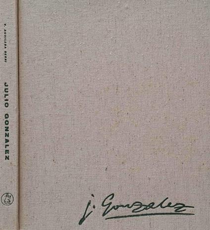 Julio Gonzalez - Vicente Aguilera Cerni - copertina