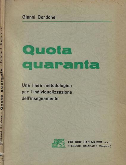 Quota quaranta - copertina