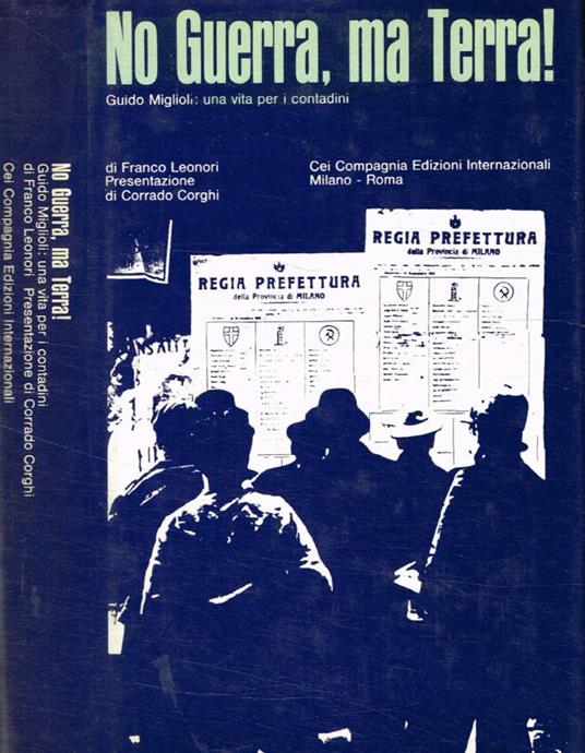 No guerra, ma terra! - Franco Leonori - copertina