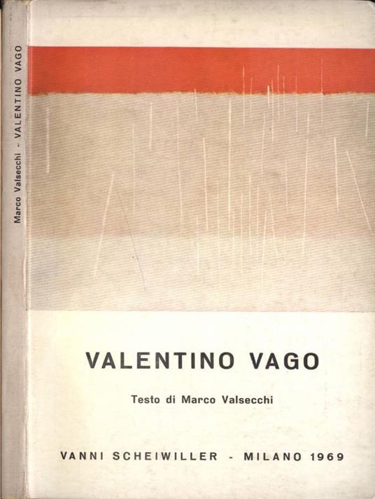 Valentino Vago - Marco Valsecchi - copertina
