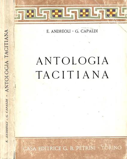 Antologia tacitiana - copertina