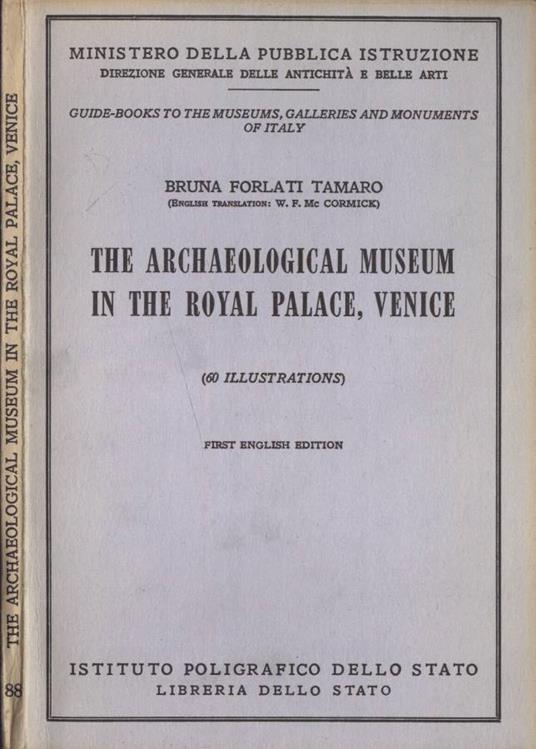 The archaeological museum in the Royal Palace, Venice - copertina