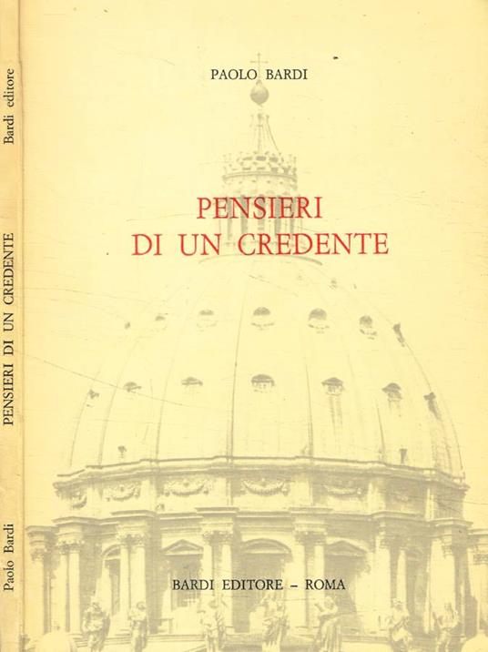 Pensieri di un credente - Paolo Bardi - copertina