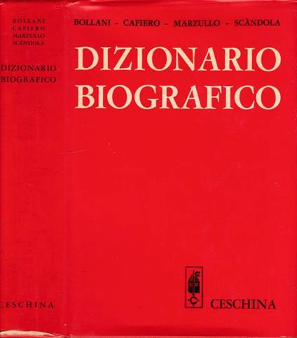 Dizionario Biografico - copertina