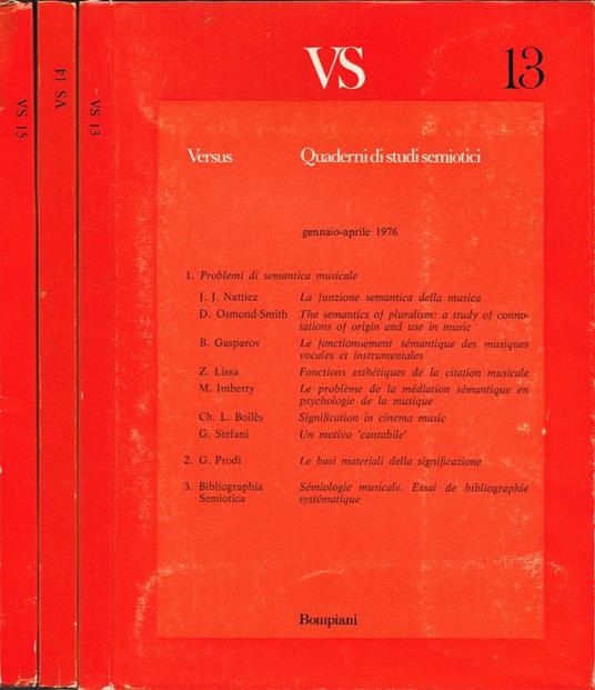 VS Versus - copertina