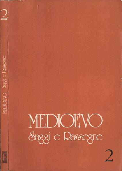 Medioevo. Saggi e rassegne 2 - copertina