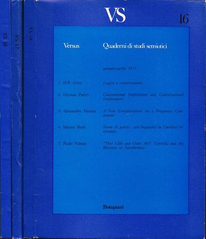 VS Versus - copertina