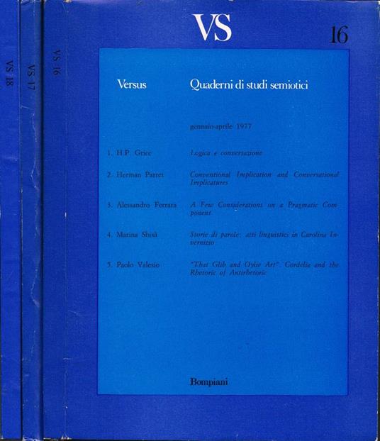 VS Versus - copertina