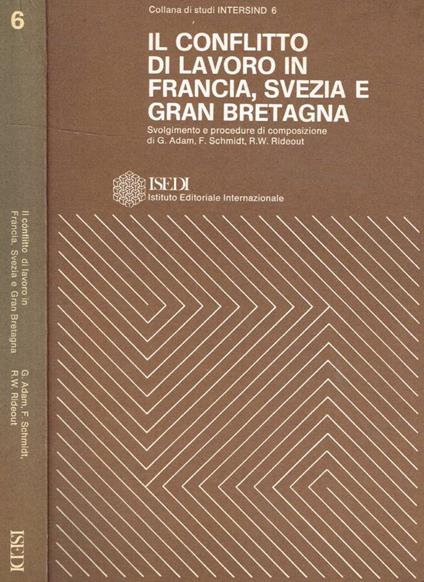 Il conflitto di lavoro in Francia, Svezia e Gran Bretagna - copertina