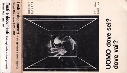 Uomo dove sei? Dove vai?, volume II e III - copertina