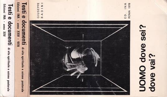 Uomo dove sei? Dove vai?, volume II e III - copertina