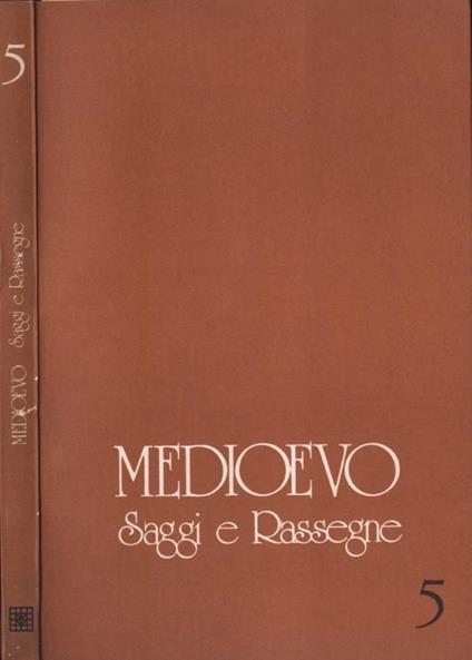 Medioevo. Saggi e rassegne 5 - copertina