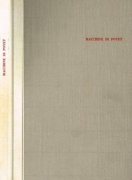 Macchine di Poyet - copertina