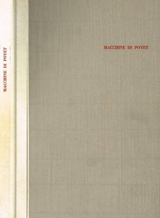 Macchine di Poyet - copertina