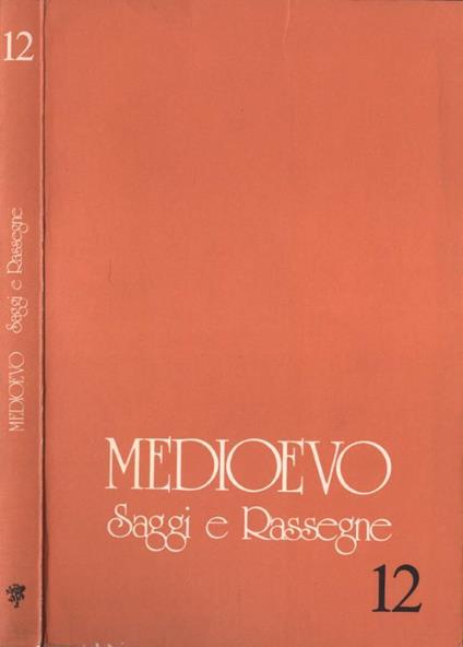 Medioevo. Saggi e rassegne 12 - copertina