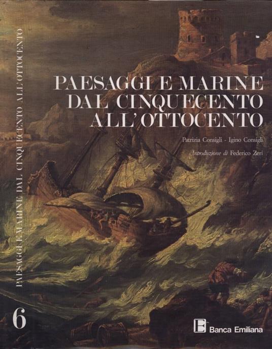 Paesaggi e marine dal Cinquecento all' Ottocento - copertina