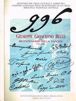 996. Giuseppe Gioachino Belli nel bicentenario della Nascita 1791-1991