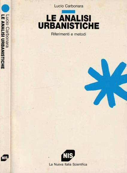 Le analisi urbanistiche - copertina