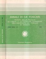 Annali Ca' Foscari, anno XXXIV, numero 1-2, 1995