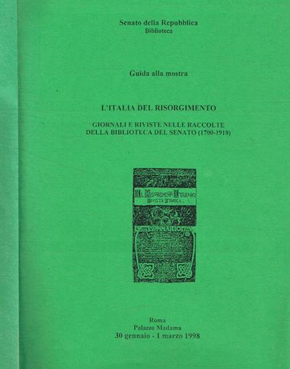 L' Italia del Risorgimento - copertina
