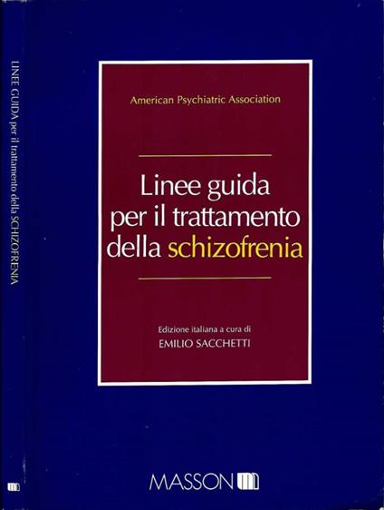 Linee guida per il trattamento della schizofrenia - copertina
