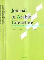 Journal of arabic literature, volume XXXI, numero 1, 2, 3, 2000