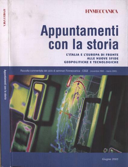 Appuntamenti con la storia - copertina