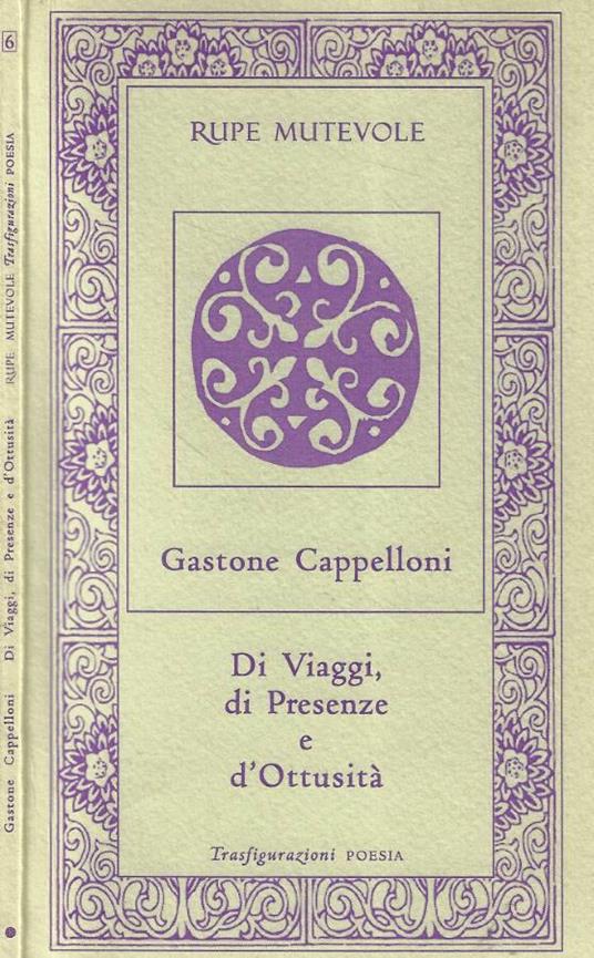 Di viaggi, di presenze e d'ottusità - copertina