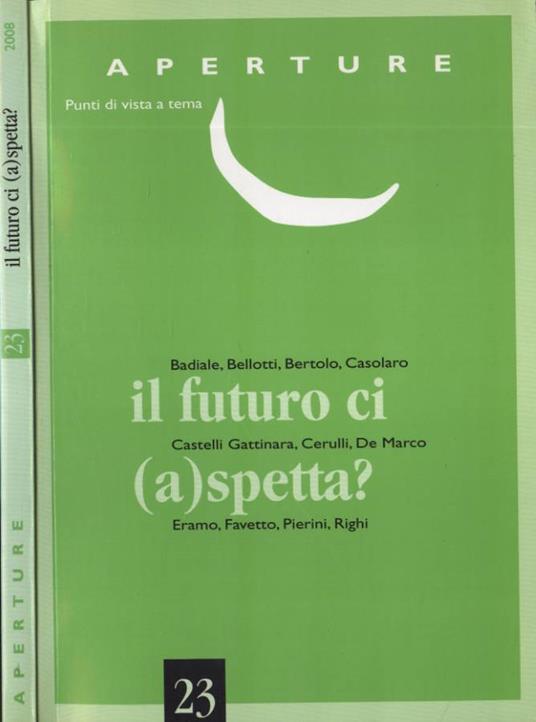 Aperture. Punti di vista a tema n. 23 - copertina