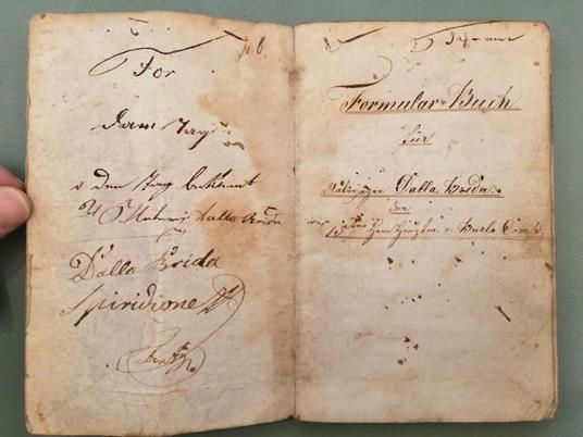 Formular Buch fur ... Dalla Brida im 15° Landhausrgmt. von Burlo Comp - copertina