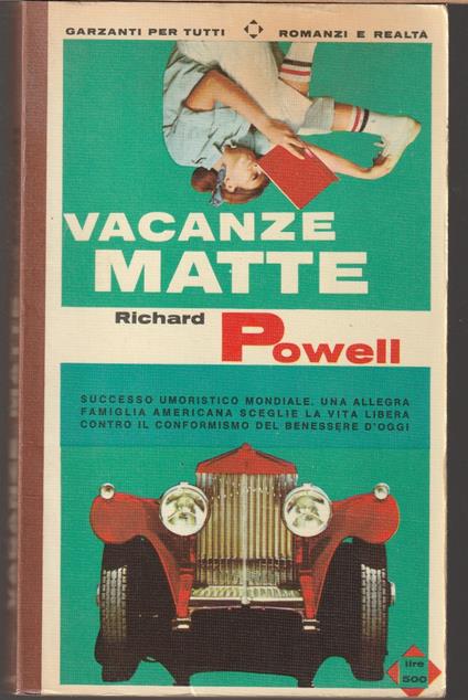 Vacanze matte - Richard Powell - copertina