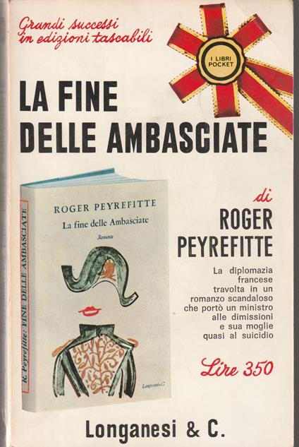 fine delle ambasciate - Roger Peyrefitte - copertina
