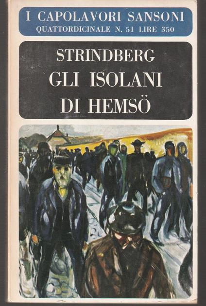 Gli isolani di Hemso - August Strindberg - copertina