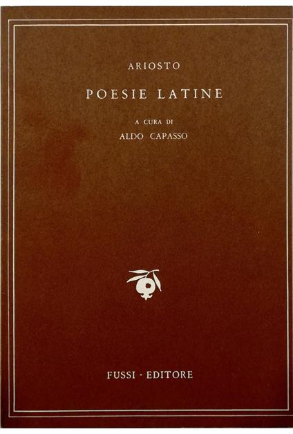 Poesie latine - copertina