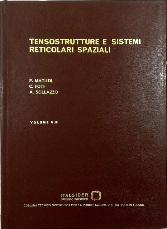 Tensostrutture e sistemi reticolari spaziali - copertina