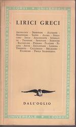 Lirici greci Introduzione A cura di Riccardo Mazza