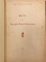 Motti delle Famiglie Nobili Piemontesi