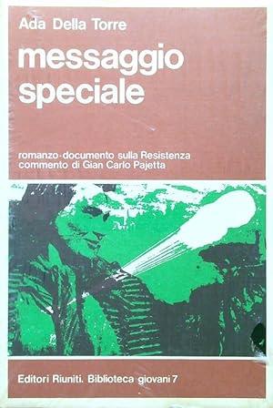 Messaggio Speciale - Ada Della Torre - copertina